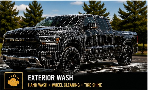 Exterior vehicle wash